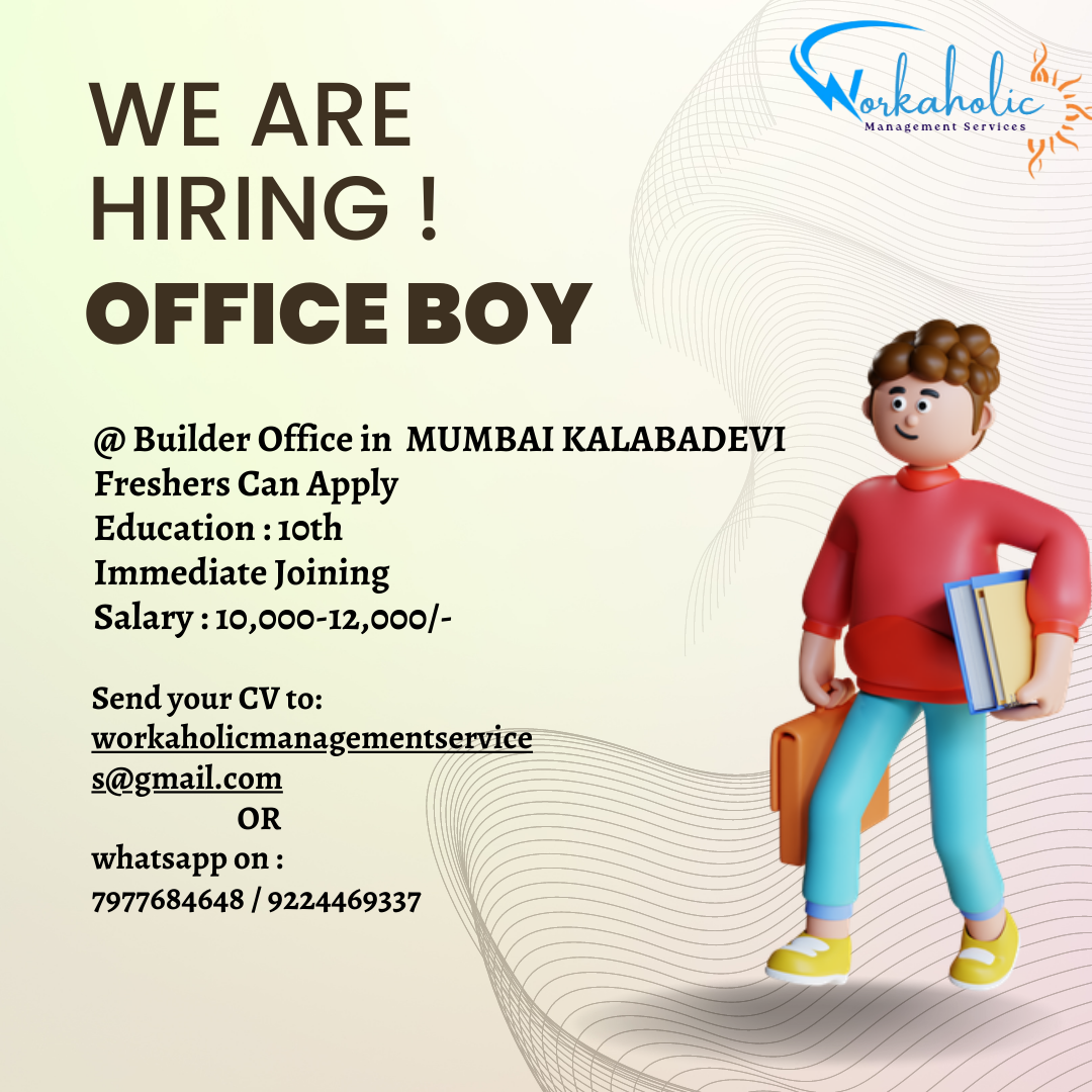 OFFICE BOY Job Post