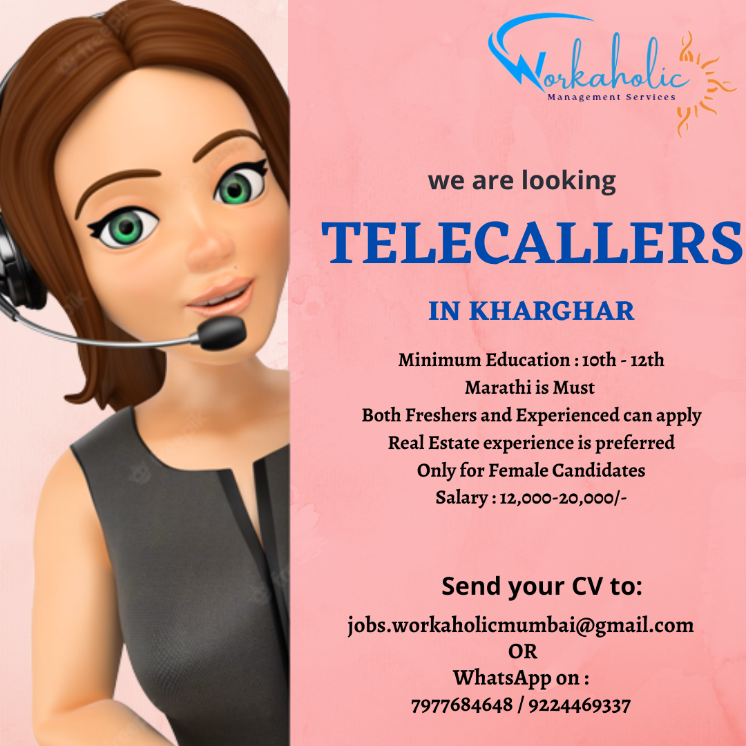 Telecallers job post kharghar